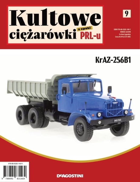 KULTOWE CIĘŻARÓWKI Z EPOKI PRL-U KRAZ-256B1 - NR 9  