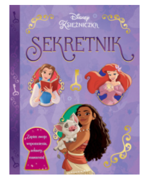 SEKRETNIK DISNEY KSIĘŻNICZKA NOWA 