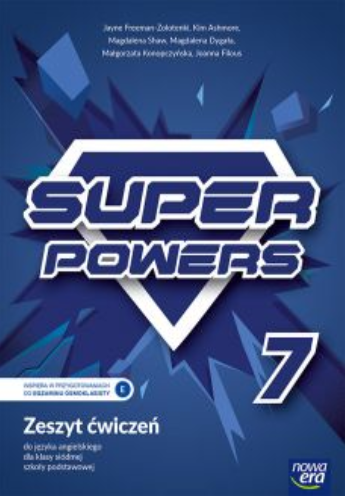 SUPER POWERS ZESZYT ĆW DO J ANGIELSKIEGO KLASY 7 NOWY