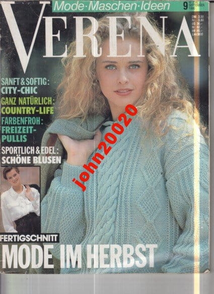 9/1990 VERENA MODE.WYKROJE