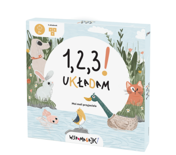 WSPOMAGAJKI 1 2 3 UKŁADAM MOI MALI PRZYJACIELE NOWA
