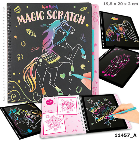 ZESTAW MAGIC SCRATCH MISS MELODY NOWA