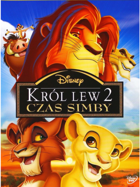 KRÓL LEW 2 CZAS SIMBY DVD NOWA