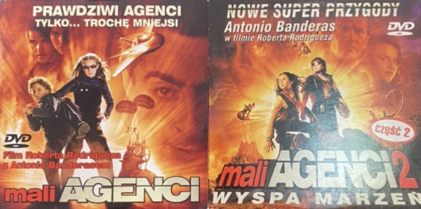 MALI AGENCI CZĘŚĆ 1 I 2 DVD RODRIGUEZ BANDERAS 
