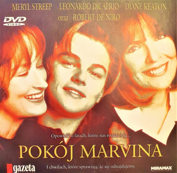 POKÓJ MARVINA DVD STREEP DICAPRIO KEATON DE NIRO 