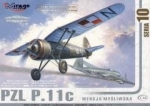 SAMOLOT MYŚLIWSKI PZL P 11C MODEL DO SKLEJANIA 