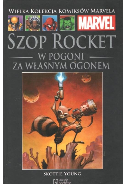 SZOP ROCKET W POGONI ZA WŁASNYM OGONEM MARVEL 
