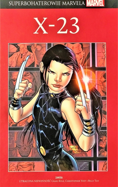 X-23 MARVEL UTRACONA NIEWINNOŚĆ KYLE YOST TAN  