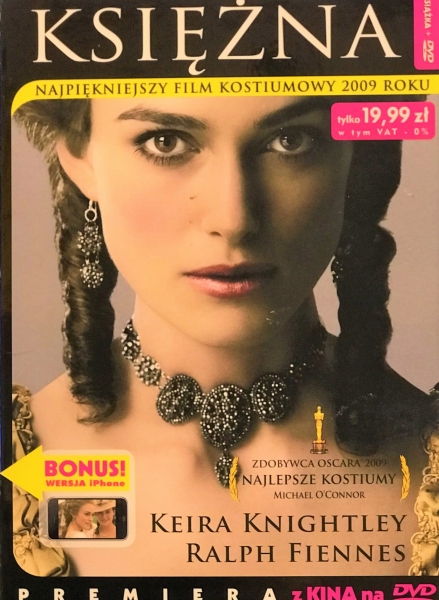 KSIĘŻNA DVD KNIGHTLEY FIENNES O'CONNOR 