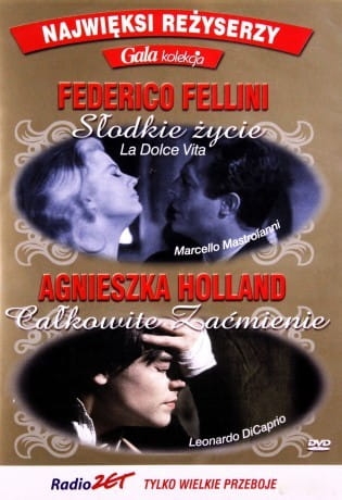 SŁODKIE ŻYCIE CAŁKOWITE ZAĆMIENIE DVD MASTROIANNI DICAPRIO HOLLAND FELLINI