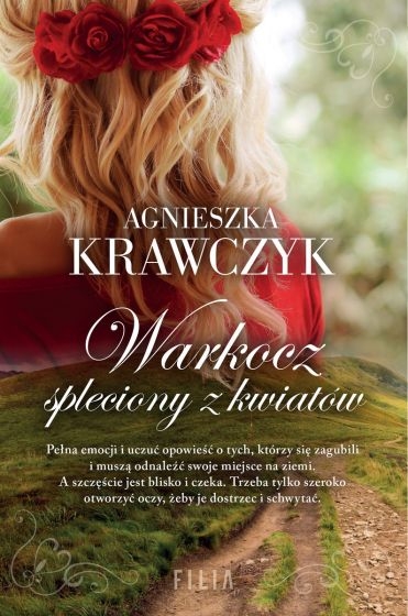 WARKOCZ SPLECIONY Z KWIATÓW AGNIESZKA KRAWCZYK NOWA