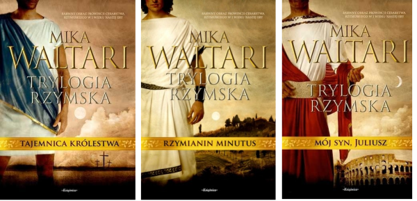 TRYLOGIA RZYMSKA TOM 1-3 TAJEMNICA KRÓLESTWA WALTARI 