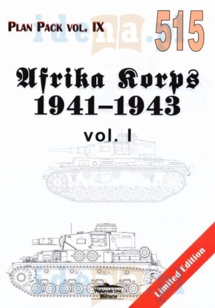 AFRIKA KORPS 1941-1943 VOL L PLAN PACK G JACKOWSKI NOWA