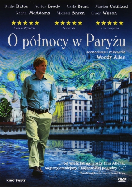 O PÓŁNOCY W PARYŻU DVD ALLEN BATES BRODY BRUNI 