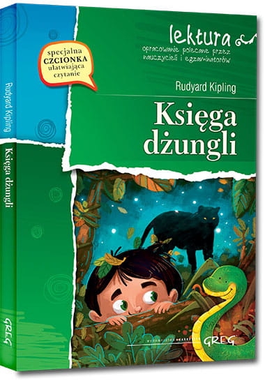 KSIĘGA DŻUNGLI  Z OPRACOWANIEM  RUDYARD KIPLING NOWA