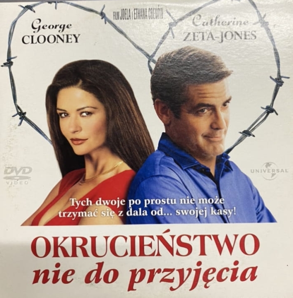 OKRUCIEŃSTWO NIE DO PRZYJĘCIA DVD GEORGE CLOONEY 