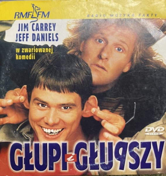 GŁUPI I GŁUPSZY DVD JIM CARREY JEFF DANIELS HOLLY GARR