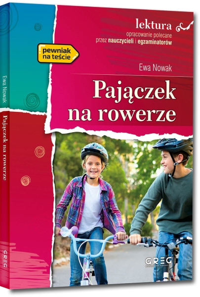 PAJĄCZEK NA ROWERZE Z OPRACOWANIEM EWA NOWAK NOWA