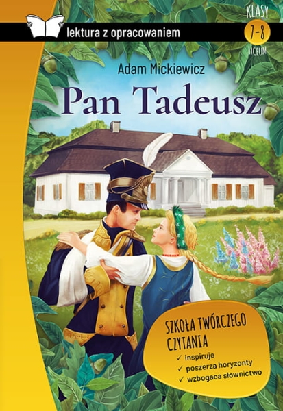 PAN TADEUSZ Z OPRACOWANIEM ADAM MICKIEWICZ NOWA