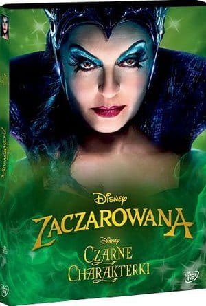 ZACZAROWANA DISNEY CZARNE CHARAKTERKI DVD NOWA