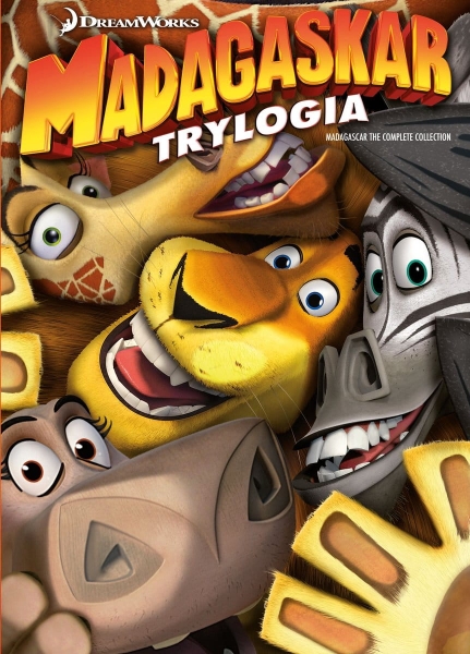 MADAGASKAR TRYLOGIA 3 DVD NOWA