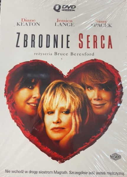ZBRODNIE SERCA DVD KEATON LANGE SPACEK  NOWA