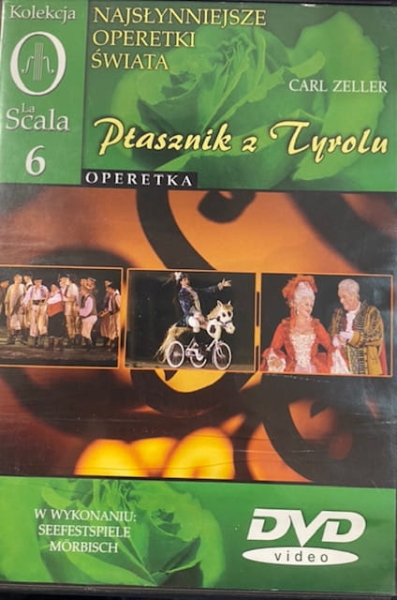 OPERETKA PTASZNIK Z TYROLU DVD CARL ZELLER