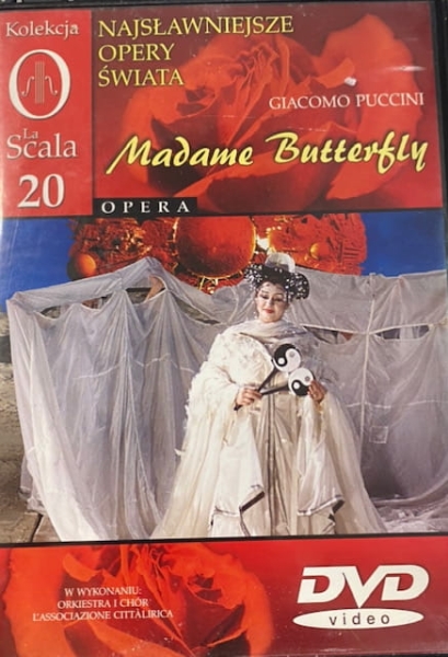 OPERA MADAME BUTTERFLY DVD GIACOMO PUCCINI