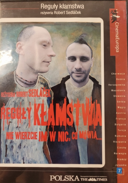 REGUŁY KŁAMSTWA NIE WIERZCIE IM W NIC DVD SEDLACEK