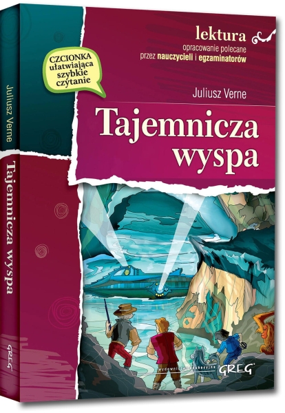 TAJEMNICZA WYSPA  Z OPRACOWANIEM J VERNE NOWA 