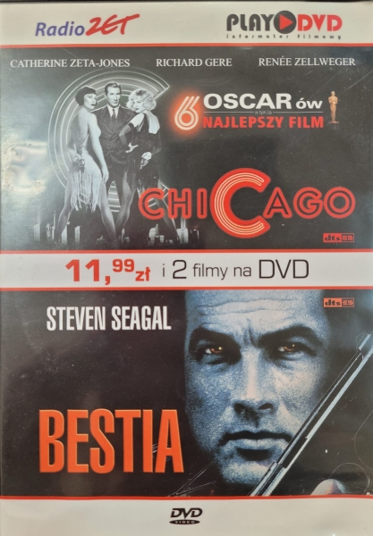 BESTIA CHICAGO DVD SEAGAL GERE ZETA-JONES