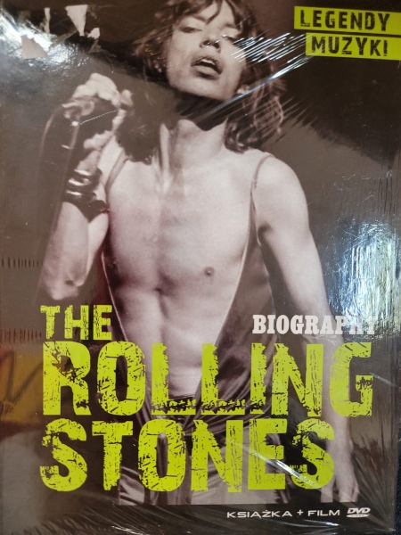 THE ROLLING STONES KSIĄŻKA DVD