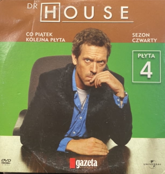 DR HOUSE DVD SEZON 4 PŁYTA 4 ODC. 11 12 13