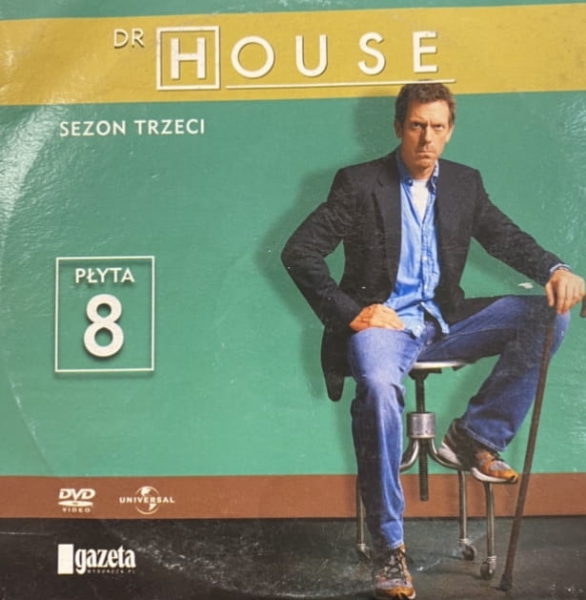 DR HOUSE DVD SEZON 3 PŁYTA 8 ODC. 22 23 24