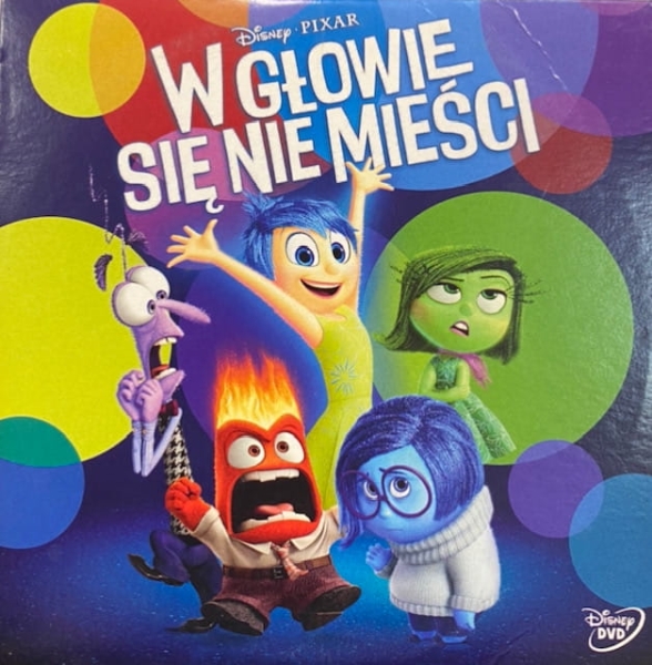 W GŁOWIĘ SIĘ NIE MIEŚCI DISNEY PIXAR DVD
