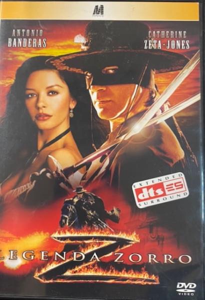 LEGENDA ZORRO DVD BANDERAS ZETA JONES SEWELL 