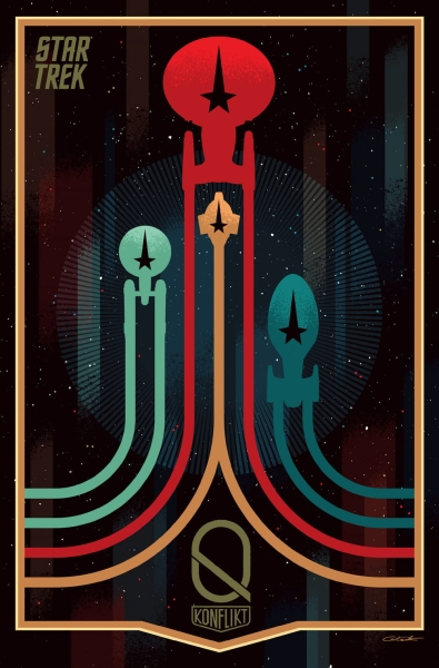 STAR TREK KONFLIKT Q SCOTT TIPTON NOWA