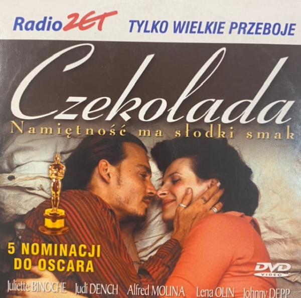 CZEKOLADA DVD BINOCHE DENCH MOLINA OLIN DEPP 