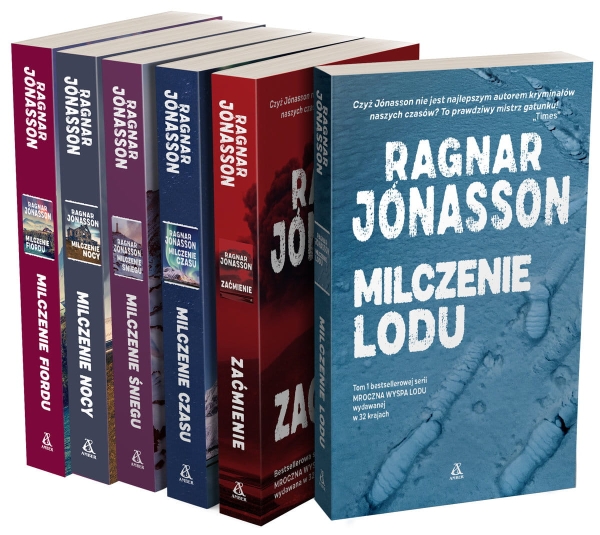 PAKIET MROCZNA WYSPA LODU TOM 1-6 JONASSON NOWA