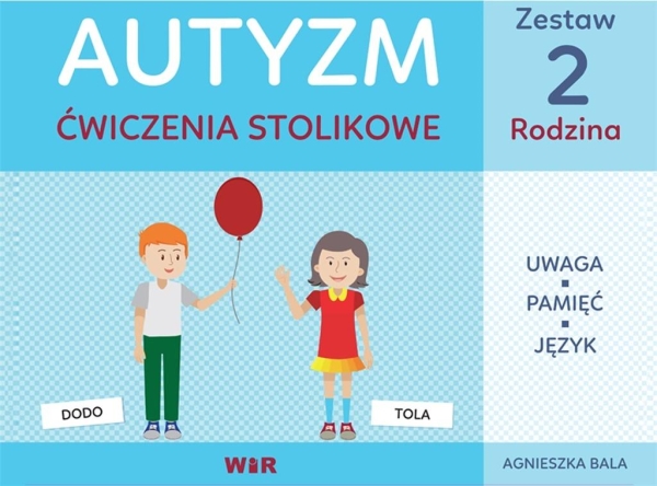   AUTYZM ĆWICZENIA STOLIKOWE ZESTAW 2 RODZINA  NOWE