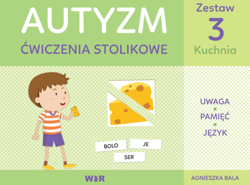 AUTYZM ĆWICZENIA STOLIKOWE ZESTAW 3 KUCHNIA