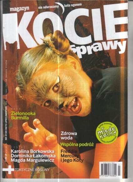 7-8/2008 KOCIE SPRAWY.ZIELONOOKA BURMILLA