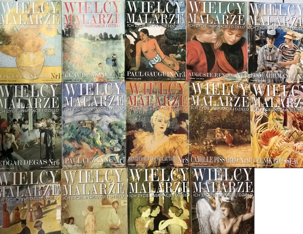 WIELCY MALARZE I ICH ŻYCIE INSPIRACJE DZIEŁO 1-14 