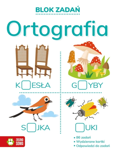 BLOK ZADAŃ ORTOGRAFIA IRENA ZARZYCKA NOWA