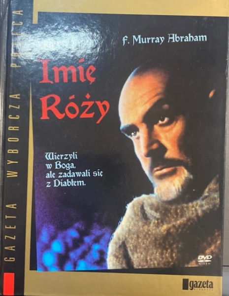 IMIĘ RÓŻY FILM DVD S CONNERY M ABRAHAM R PERLMAN 