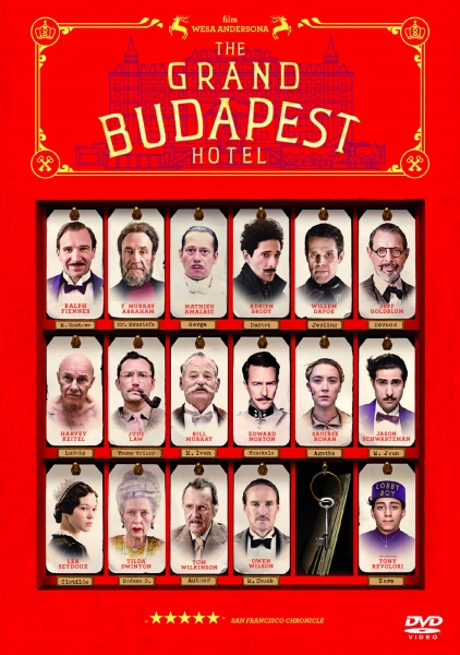 THE GRAND BUDAPEST HOTEL DVD W DAFOE H KEITEL 