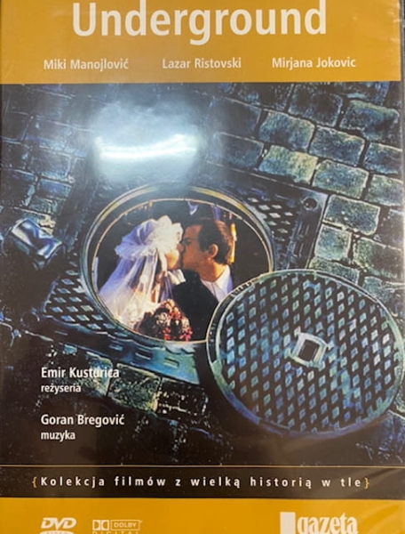 UNDERGROUND DVD M MANOJLOVIĆ L RISTOVSKI M JAKOVIC