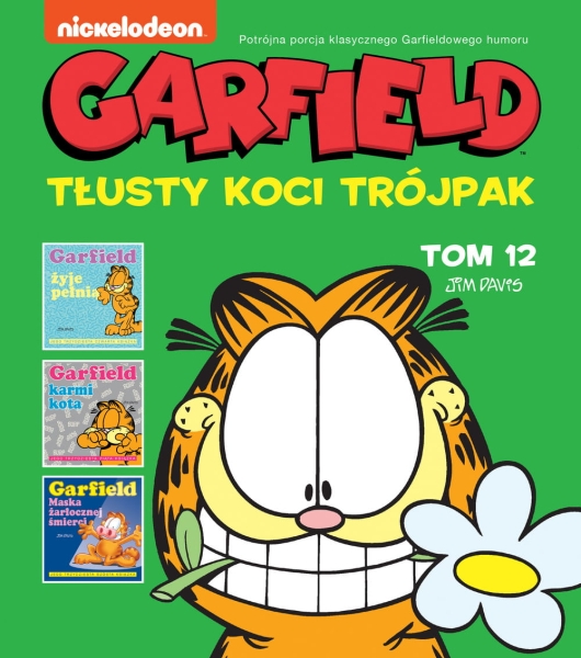 GARFIELD TŁUSTY KOCI TRÓJPAK TOM 12 JIM DAVIS NOWA