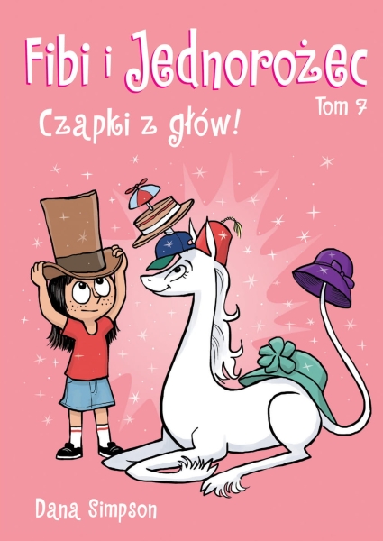 FIBI I JEDNOROŻEC CZAPKI Z GŁÓW TOM 7 D SIMPSON NOWA