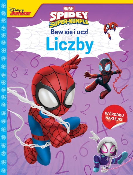 BAW SIĘ I UCZ LICZBY MARVEL SPIDEY I SUPERKUMPLE NOWA